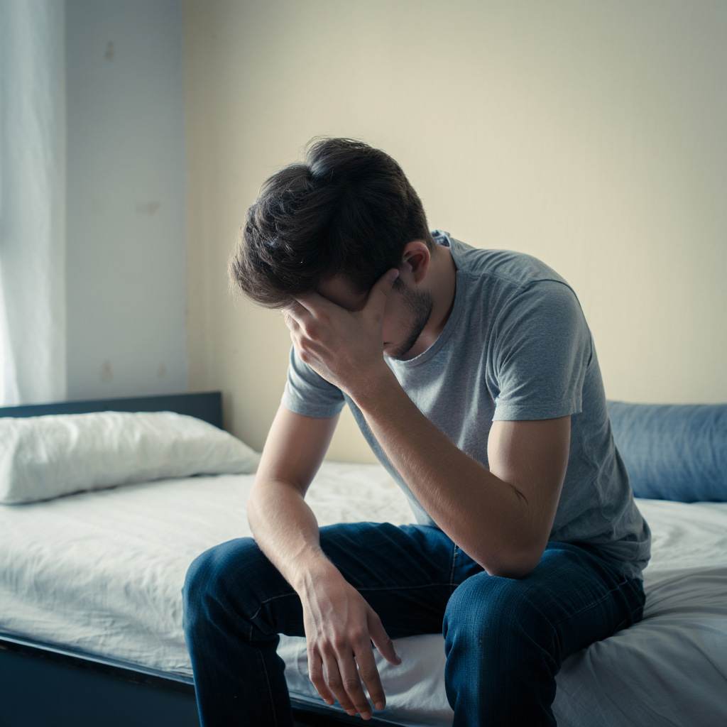 Общая информация по психическим расстройствам Мужчина в депрессии